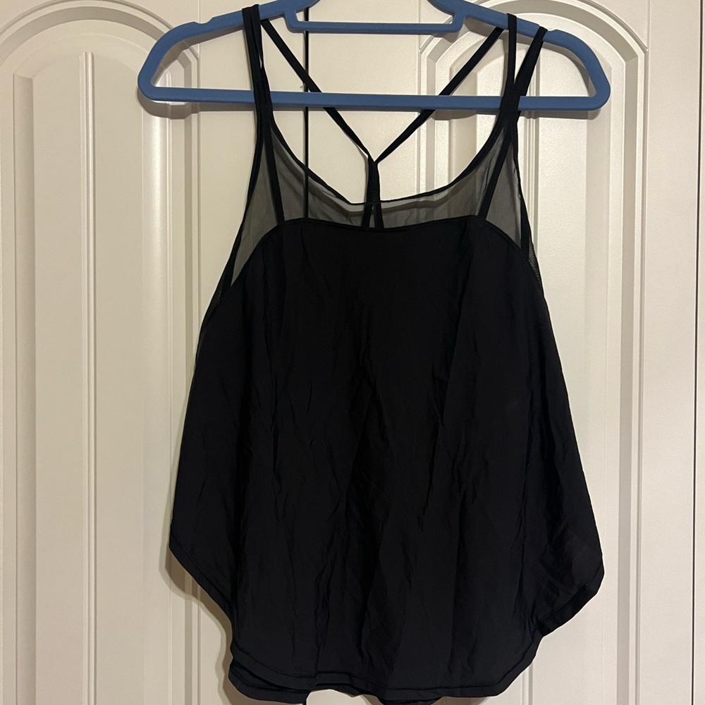 Lululemon Strappy Black Tank Top